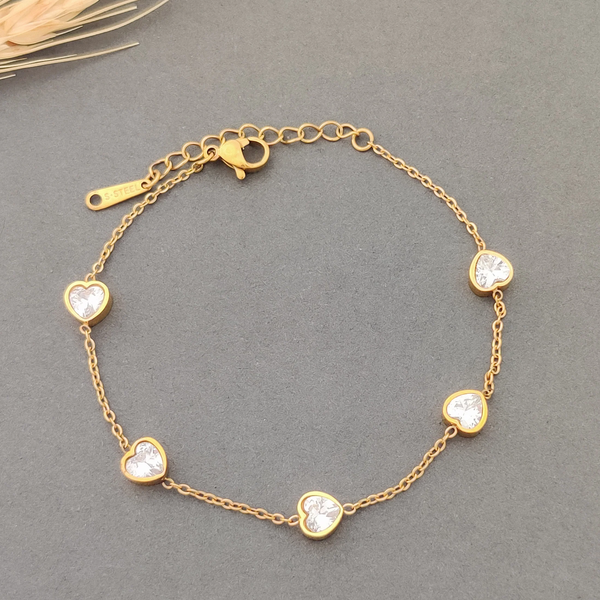 Heartbeat Chain Bracelet