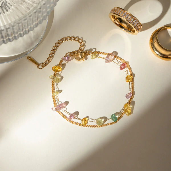 Gemstone Confetti Bracelet