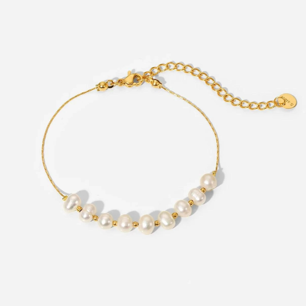Moonlit Pearl Bracelet