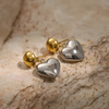 Heart Drop Earrings
