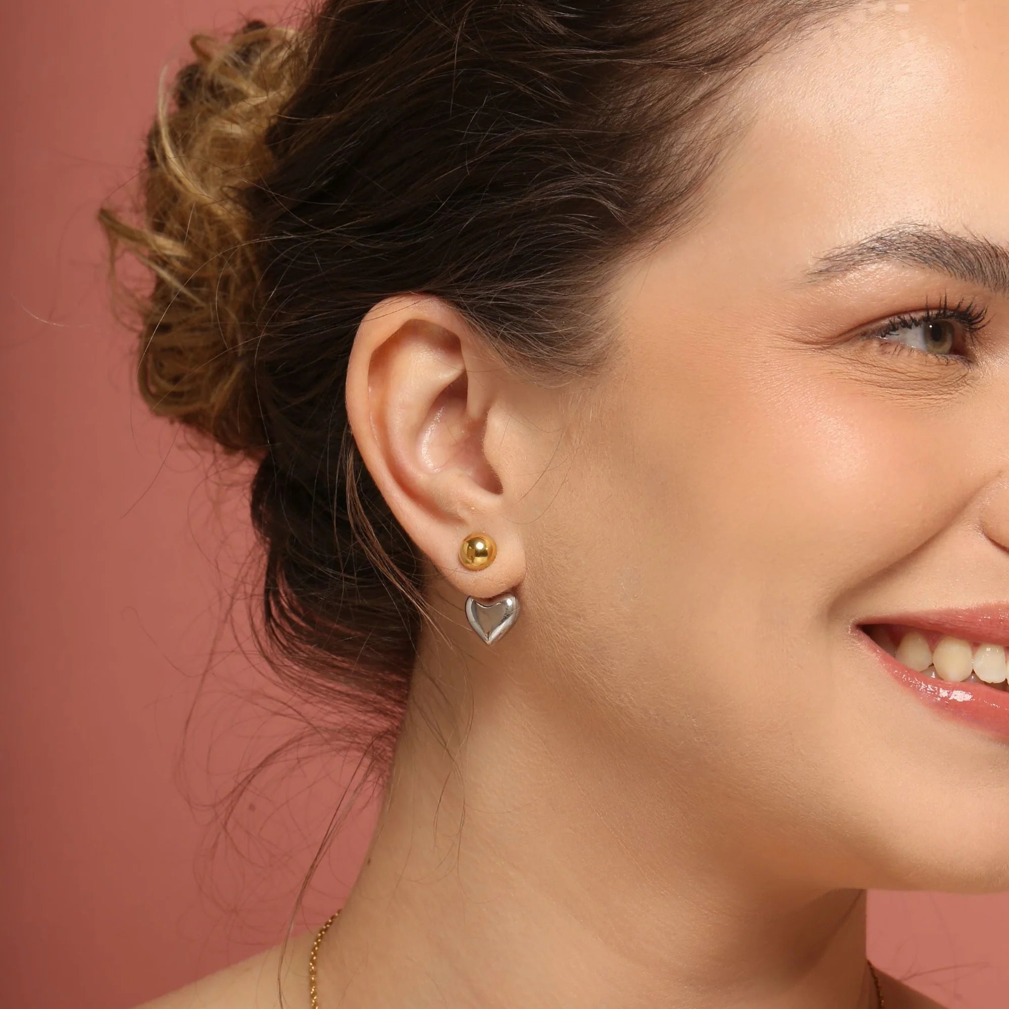 Heart Drop Earrings