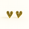 Hammered Love Earrings