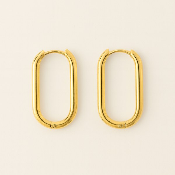 Oblong Arc Earrings