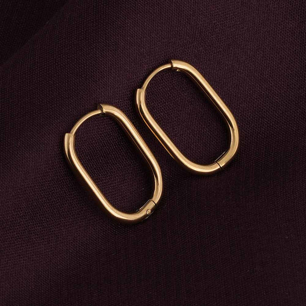 Oblong Arc Earrings