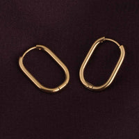 Oblong Arc Earrings