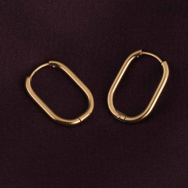 Oblong Arc Earrings