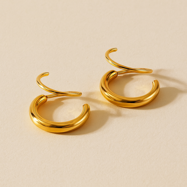 Aura Coil Earrings
