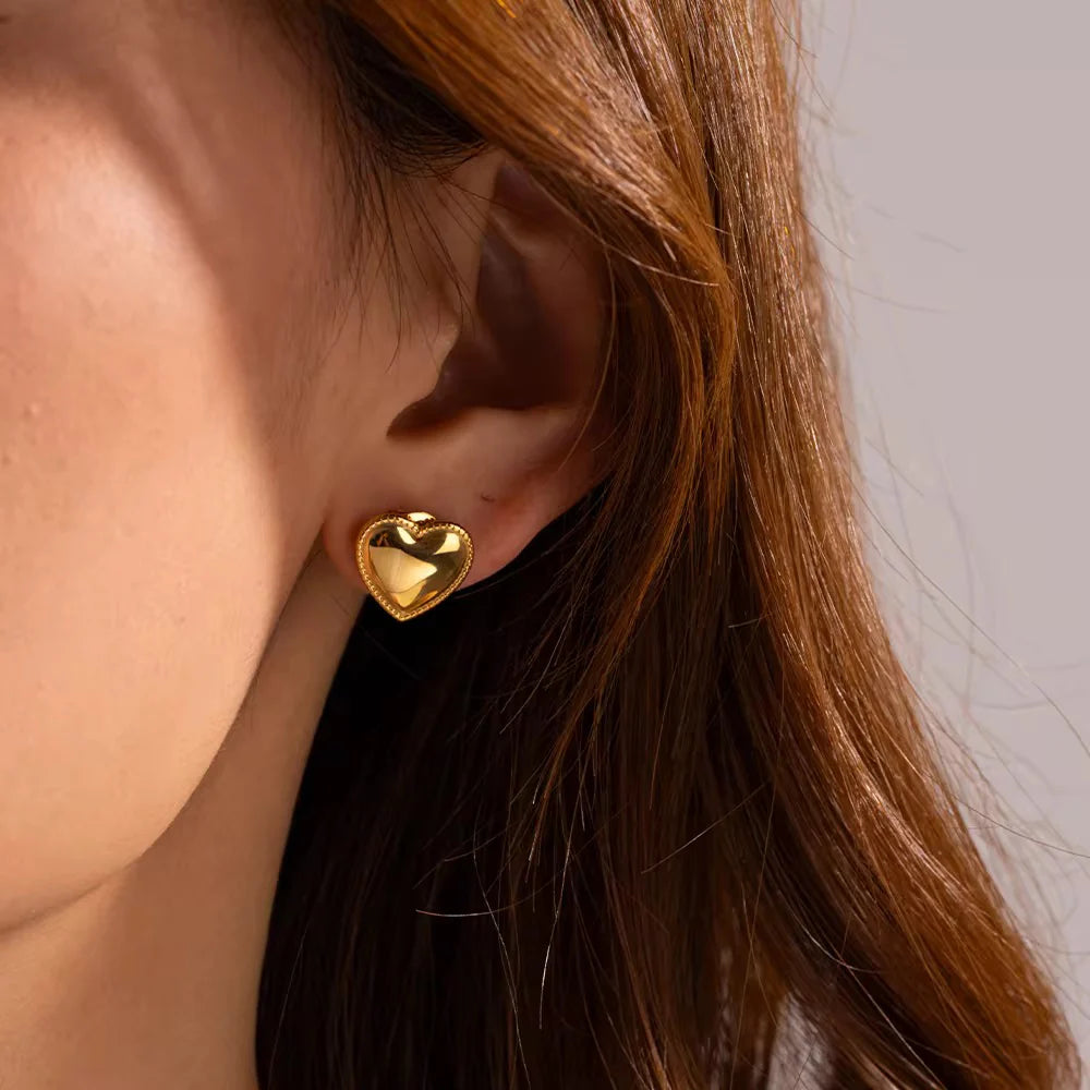 Duchess Heart Studs