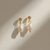 Teardrop Pearl Earrings