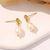 Teardrop Pearl Earrings