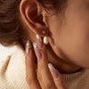 Teardrop Pearl Earrings