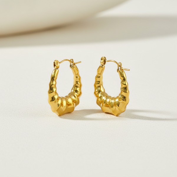 Gilded Ridge Hoops