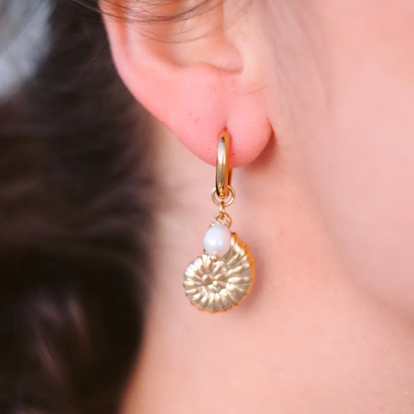 Fossil Bloom Earrings