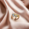 Aurora Teardrop Ring