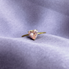 Quartz Heart Ring