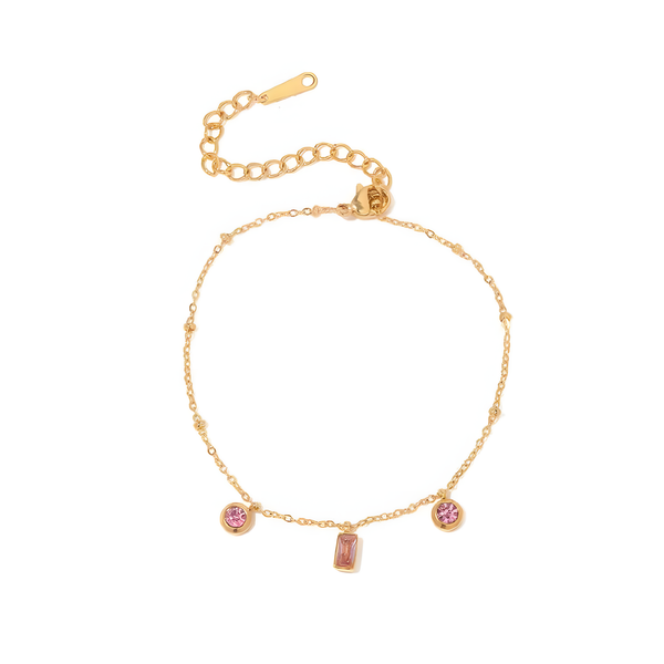 Blushing Stone Bracelet