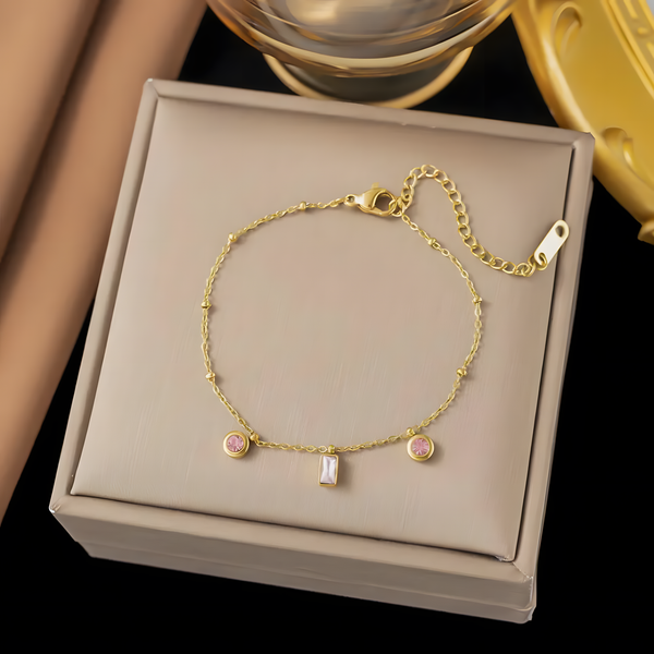 Blushing Stone Bracelet