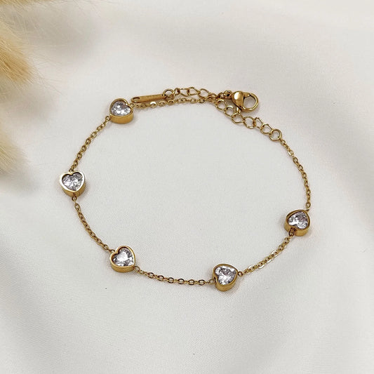 Heartbeat Chain Bracelet