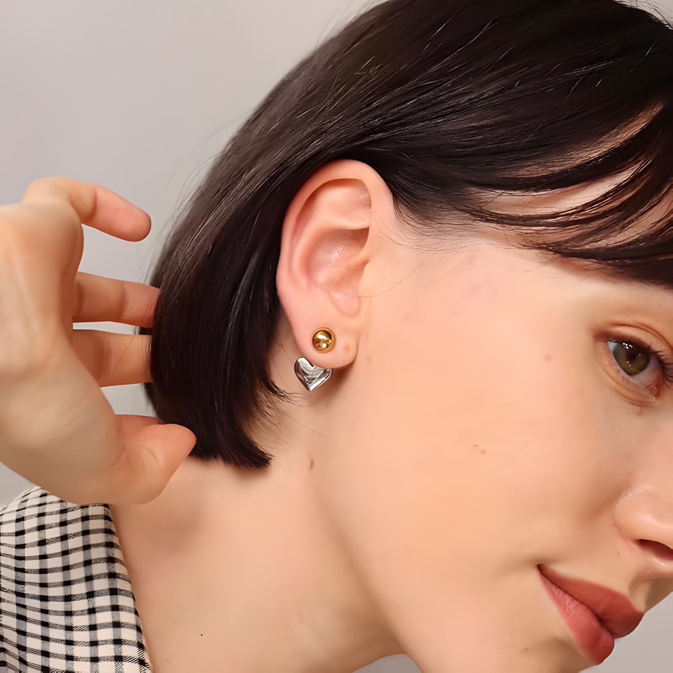 Heart Drop Earrings