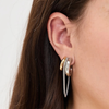 Bi-Metallic Earrings
