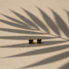 Onyx Fleur Studs