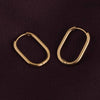 Oblong Arc Earrings