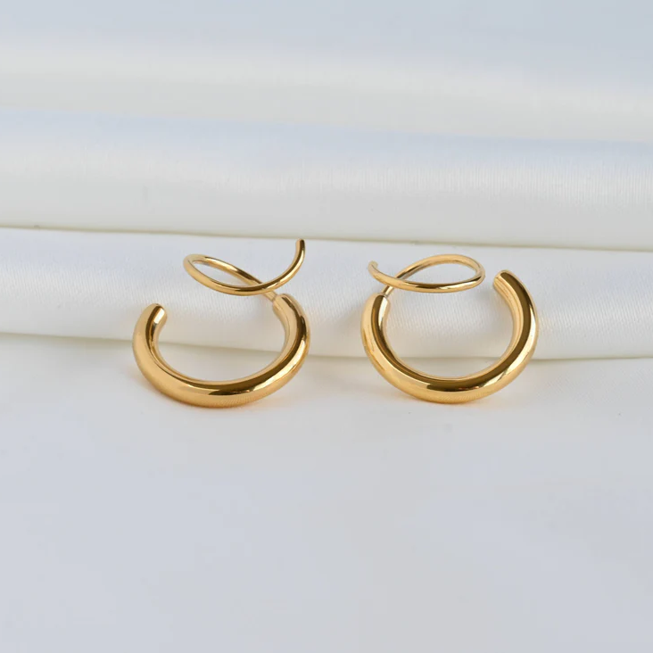 Aura Coil Earrings