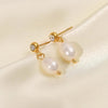 Teardrop Pearl Earrings