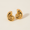 Golden Nautilus Studs