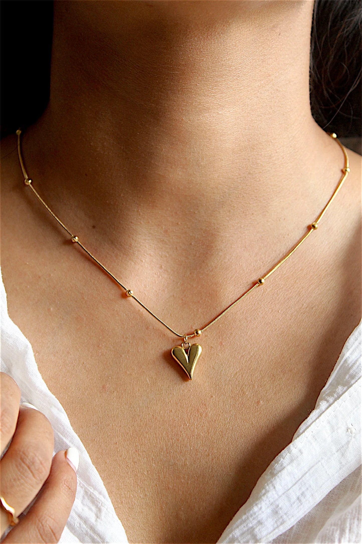 Heart Drop Pendant